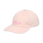 Rosa Baseballcaps med Logo