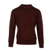 Merino Ull Sweaters i Bordeaux