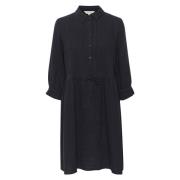 Blå Part Two Salliepw Shirt Dress