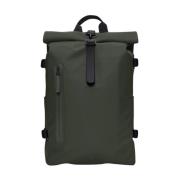 Green Rains Rolltop Rucksack Large W3 Green Sekk