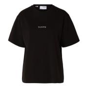 Svart Lisa O-Neck Tee