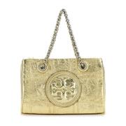 Metallic Mini Chain Tote Veske