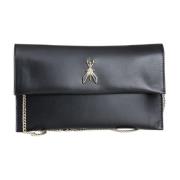 Svart Pochette med Gull Flylogo