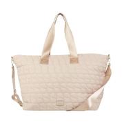 Nylon Bubbles Weekendbag - Beige