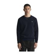 Marine Superfine V-Neck Lambswool Genser Strikk