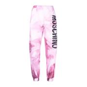 Rosa Bomulls Sweatpants for Kvinner