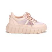 Rosa Casual Lukkede Kiler Sneakers