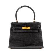 Pre-owned Svart skinn Hermes Kelly