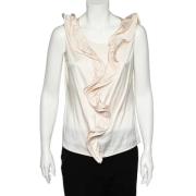 Pre-owned Rosa silke Carolina Herrera Topp