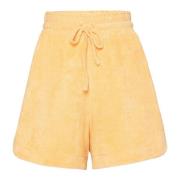 Sporty-chic aprikos shorts for komfort