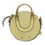 Pre-owned Suede handbags