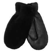 Koselige Sheepskin Votter - Jet Black