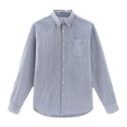 Stripete Button-Down Skjorte