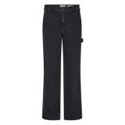 Brun Worker Jeans Original Svart