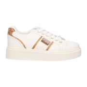 Donna Logo Applique Skinn Sneakers