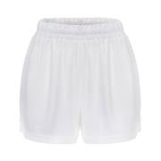 Hvit Lin Suzy Shorts