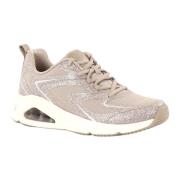 Glit-Airy Glitter Sneakers Beige