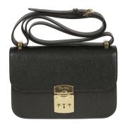 Elegant Svart Cross Body Veske