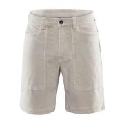 Corduroy Stretch Shorts Sand