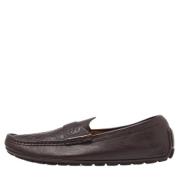 Pre-owned Leather flats