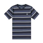 Fin Stripete Tee Navy