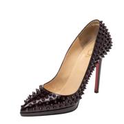 Pre-owned Burgunder skinn Christian Louboutin hæler