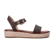 Sandaly Espadryle na Platformie Richie Logo