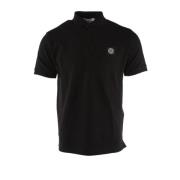 Slim Fit Polo i Svart