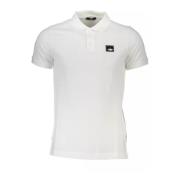 Polo Skjorte med Logo Print