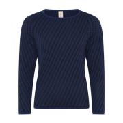 Sjekket Pullover Moonlight Genser