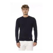 Blå Crew Neck Modal Sweater