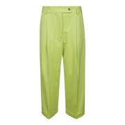 Milanese Stitch Straight Leg Trousers