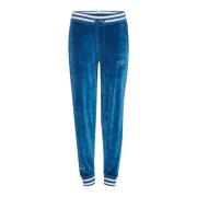 Avslappet Passform Stripete Sweatpants Ocean