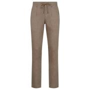 Brun Slim Fit Chinos Bukse