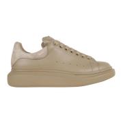 Brun Skinn Sneakers Oversize Stil