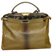 Pre-owned Gront skinn Fendi Peekaboo