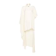 Ivory Hvit Cold-Shoulder Kaftan Kjole