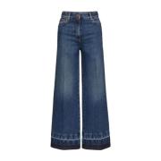 Blå Jeans VLogo Signature Wide Leg