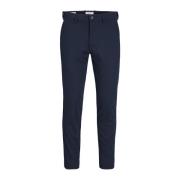 Marineblå Slim Fit Chino Sweat