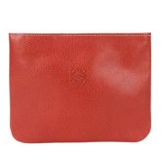 Pre-owned Leather pouches