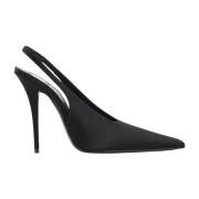 Elegant Svart Slingback Sko