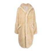 Beige Teddyjakke