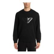 Ensfarget Logo Brodert Sweatshirt