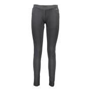 Sorte Elastiske Midje Leggings