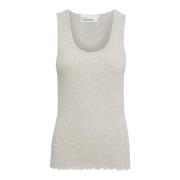 Opal Gray Melange Tank Top