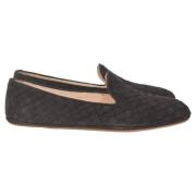 Pre-owned Suede flats