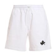 Hvite Bomullsshorts Ss22