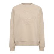 Sand College Sweatshirt Genser