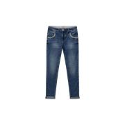 Tapered Fit Blå Jeans