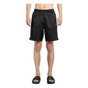 Svart Hvit Surfer Swimshorts